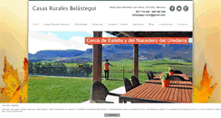 Desktop Screenshot of casaruralbelastegui.com
